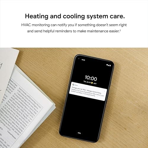 Google Nest Thermostat - Smart Thermostat for Home - Programmable Wifi Thermostat - Charcoal thumbnail 11