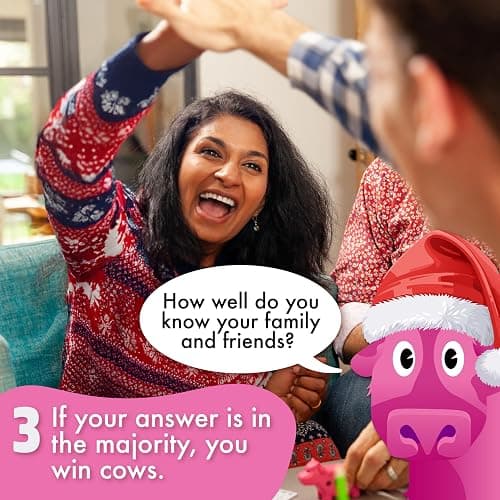 Herd Mentality Board Game Bundle – Herd Mentality Game + Moovies & Moosic Game + Original Expansion Pack + Christmas Pack | Funny Family Party Games for Adults, Teens & Kids thumbnail 4