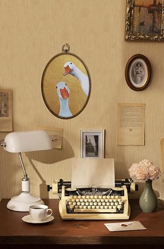 Vintage Goose Oval Cottage Core Decor, Farmhouse Grandma Core Duck Wall Art | Waterproof Whimsy Duck Picture Print Decor, Retro Oval Cottage Nursery Hanging Decor for Western Bathroom Bedroom Living Room thumbnail 5