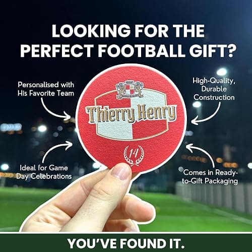 Arsenal Football Beer Mat Coasters - 8-Pack for Fans thumbnail 3