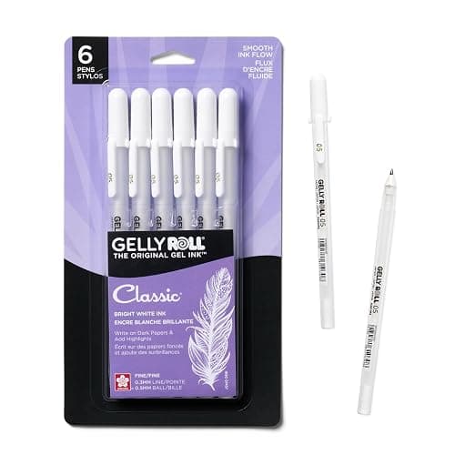 Sakura Gelly Roll Classic 05 (Fine Pt.) 6pk Pen, White - Image 1