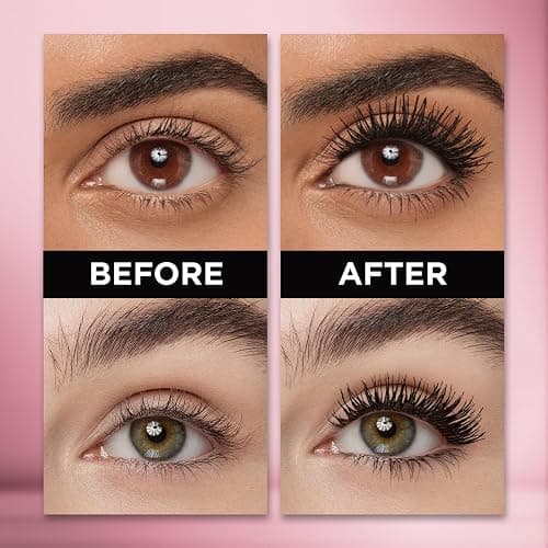 L'Oreal Paris Voluminous Makeup Lash Paradise Mascara, Voluptuous Volume, Intense Length, Feathery Soft Full Lashes, No Flaking, No Smudging, No Clumping, Blackest Black, 0.28 Fl Oz (Pack of 1) thumbnail 3