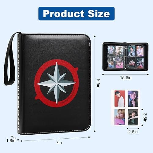 Stray Photocards Binder 400 Pockets, Skz Album Photo Card Holder Merch for Stay Fans Gifts thumbnail 3