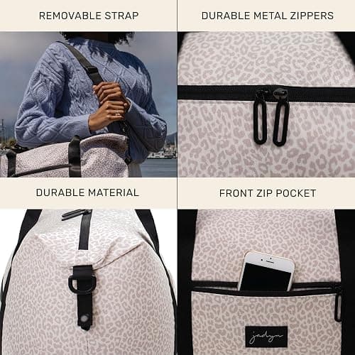 Jadyn Lola Travel Bag, Weekender/Overnight Duffel, Gym Tote Bag for Women, Men thumbnail 4