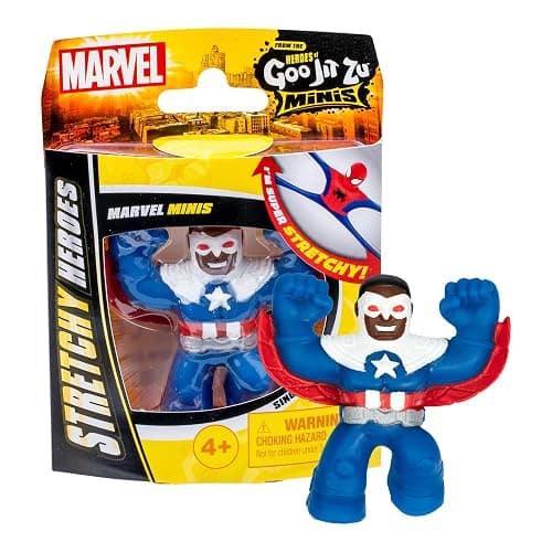 Heroes of Goo Jit Zu, The Marvel Edition Minis - Squishy, Stretchy, Gooey Mini Marvel Characters, Styles May Vary (Pack of 4) thumbnail 2
