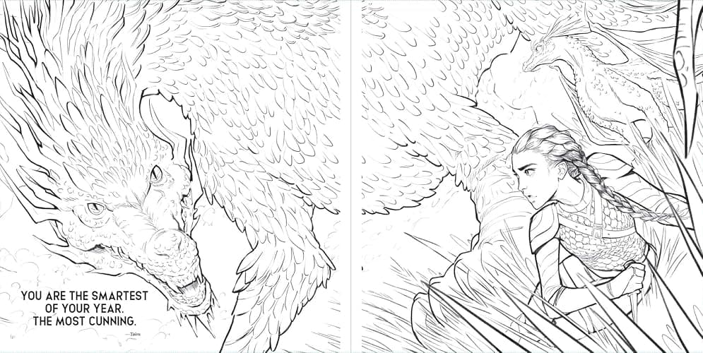 Fourth Wing: The Official Coloring Book thumbnail 4