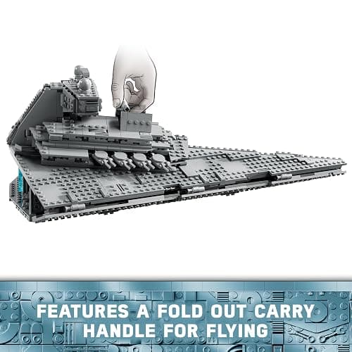 LEGO Star Wars 75394 Imperial Star Destroyer - Starship Building Toy with a Detailed Interior and 7 Minifigures incl. Darth Vader - Birthday Gift for 10+ Year Old Boys and Adult A New Hope Fans thumbnail 5