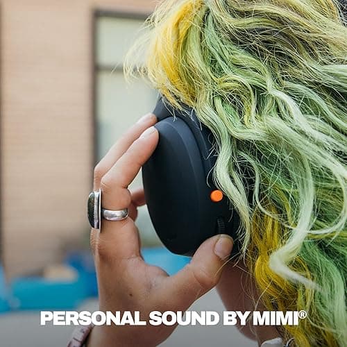 Skullcandy Crusher ANC 2 Wireless Over-Ear Bluetooth Headphones with Extra USB-C Charging Cable, Multi-Sensory Bass, Active Noise Cancelling, 60 Hours Battery, Microphone iPhone Android - True Black thumbnail 7