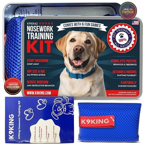 Interactive Dog Scent Training Kit Fun - Nose Work for Dogs, Hide and Seek Dog Toys, Enhance Dog Brain Games, Nose Scent work Games for All Ages Dog, Dog Scent Training Box, Scent Work Kit for Dogs - Image 1