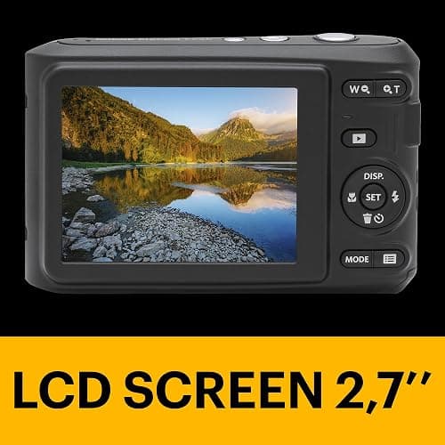 KODAK PIXPRO FZ45 16MP Compact Digital Camera, 4X Optical Zoom, AA, Black | 1080p Full HD Video, 27mm Wide Angle Lens, 2.7 Inch LCD, Point and Shoot, Digicam, Travel and Family Photos thumbnail 5
