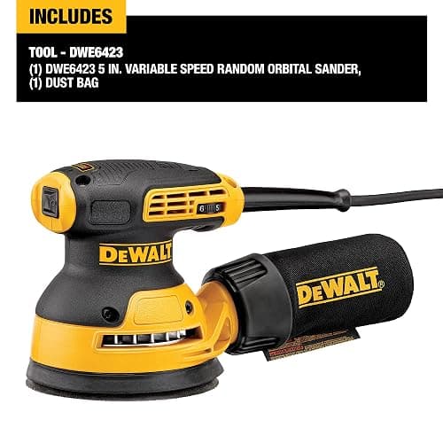 Dewalt DWE6423R 5 in. Variable Speed Random Orbital Sander with H&L Pad (Renewed) thumbnail 3