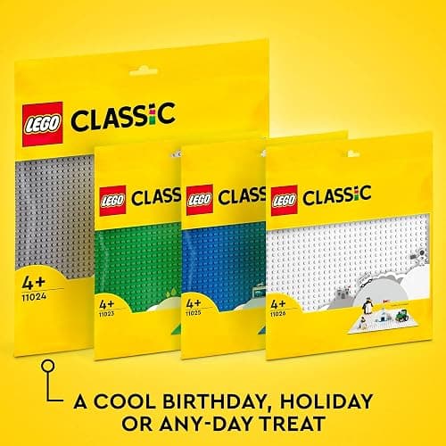 LEGO Classic Green Baseplate, Square 32x32 Stud Foundation to Build, Play, and Display Brick Creations, Great for Grassy Nature Landscapes, 11023 thumbnail 6