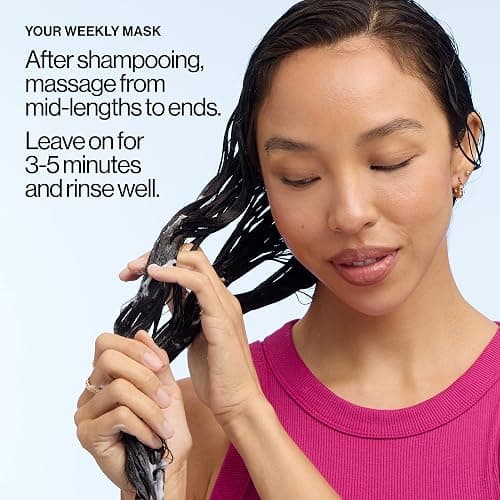 Eva NYC Therapy Session Deep Conditioning Hair Mask with Vegan Protein, Jojoba Oil + Argan Oil - Hydrate, Soften + Repair Hair Strength - Sulfate Free - Warm Vanilla Scent - 13.5 fl oz thumbnail 4