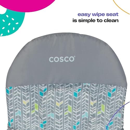 Cosco Kids Simple Fold Highchair for Baby, Simple Foldable High Chair, Convenient, Lightweight, and Compact Design, Comet thumbnail 4