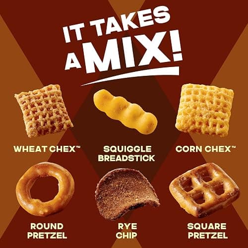 Chex Mix Snack Mix, Honey BBQ, Snack Bag, Snacks, 8 oz thumbnail 3