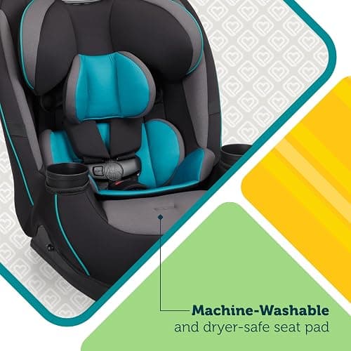 Safety 1st Grow and Go All-in-One Slim Convertible Car Seat, Rear Facing, 5-40 lbs, Forward Facing (30–65 lbs), High Back Booster Seat 40-100 pounds, Iron Frost thumbnail 5