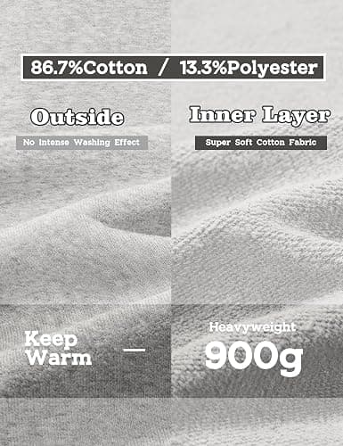 FAIABLE Mens Super Soft Oversized Hoodie Acid Wash Hoodie Heavyweight Fashion Hoodies & Sweatshirts for Men Women Couples thumbnail 5