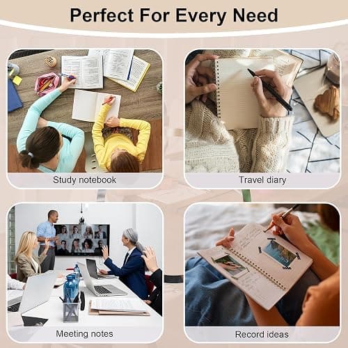 Shescrzionu Cute Pig notebook for women, Funny Kawaii spiral journal for Teen Girls,Aesthetic Farm Animal Writing journal Pretty Diary for School and Office, Daily Notes pig gifts for women-B03 thumbnail 7