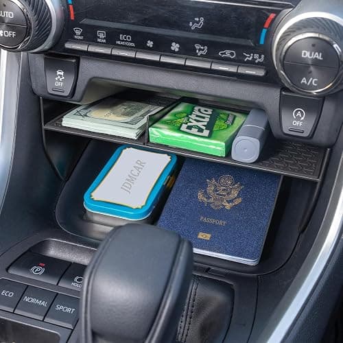 JDMCAR Center Console Organizer Compatible with Toyota RAV4 2019-2025 and 2021-2025 RAV-4 Prime, ABS Material Insert Tray Gear Shift Secondary Storage Box thumbnail 7