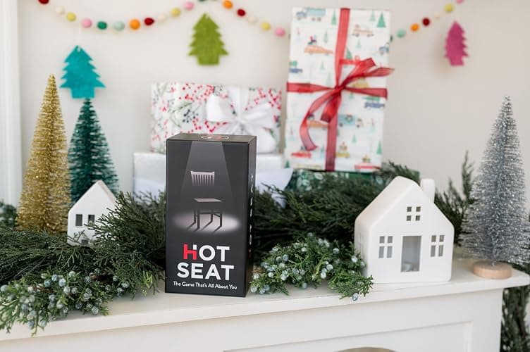 HOT SEAT Party Game + Expansion Set - The Family Card Game That's All About You - for Kids, Teens, Adults - Perfect Christmas White Elephant Gifts, Stocking Stuffers + Board Games Night thumbnail 2