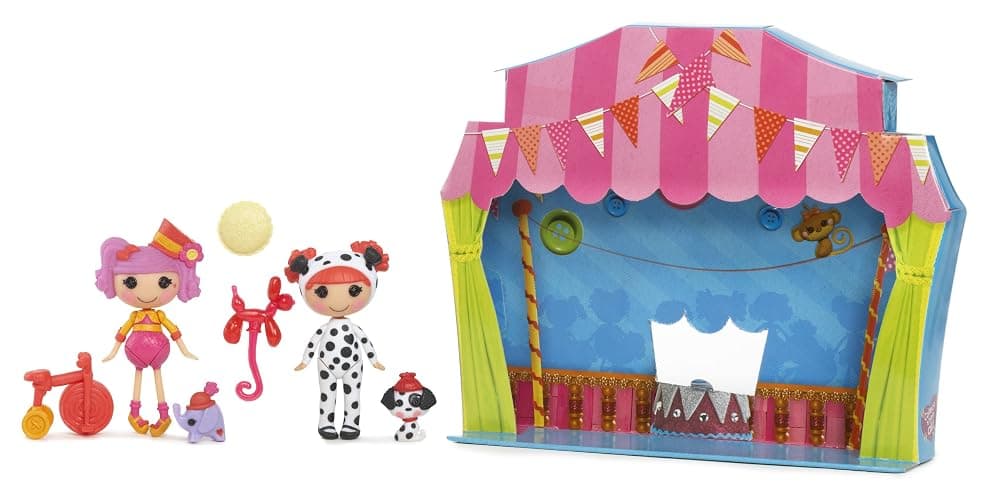 Mini Lalaloopsy Fun House dolls, Peanut and Ember, thumbnail 2