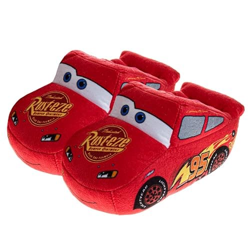 Disney Boys’ Toy Story Slippers – Buzz and Woody Fuzzy Slippers (Toddler/Kid) - Image 1