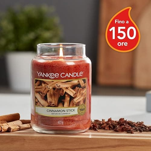 Yankee Candle Candela Profumata In Giara Grande | Bastoncino Di Cannella | Durata Fino A 150 Ore | Cinnamon Stick, Candele in Giara Grande thumbnail 2