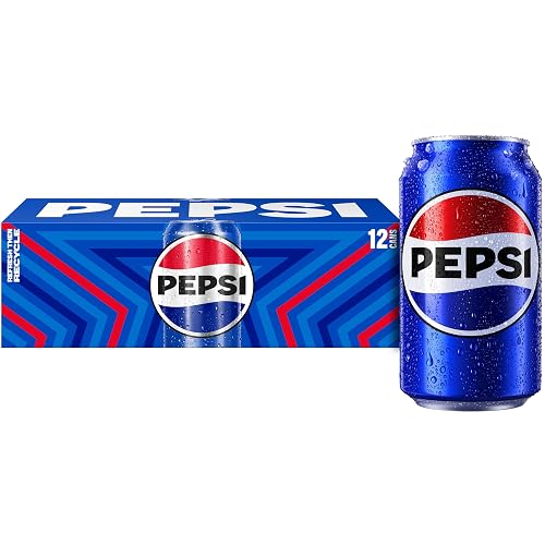 Pepsi Cola Soda, 12 Fl Oz Cans (Pack of 12) - Image 1