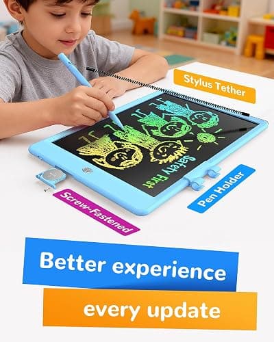 KOKODI LCD Writing Tablet, Gifts for 3 Years Old Boys and Girls，10 Inch Colorful Doodle Board Drawing Tablet, Erasable Reusable Electronic Drawing Pads, Educational and Learning Toys for Kids thumbnail 4