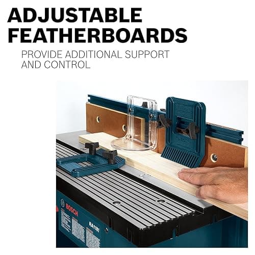 Bosch RA1181 Benchtop Router Table - Heavy Duty - Aluminum Top thumbnail 2