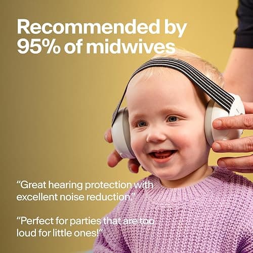 Alpine Muffy Baby Ear Protection for Babies and Toddlers up to 36 Months - CE & ANSI Certified - Noise Reduction Earmuffs - Comfortable Baby Headphones Against Hearing Damage & Improves Sleep - Yellow thumbnail 4