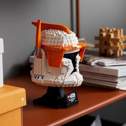 LEGO Star Wars Clone Commander Cody Helmet 75350 Collectible Building Set - Featuring Authentic Details, Office Decor Display Model for Adults, The Clone Wars Collection Memorabilia and Gift Idea thumbnail 3