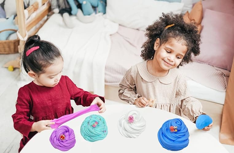 LKAXYTP 24 Pack Butter Slime Kit, Party Favor Supplies, Super Soft, Non-Sticky, Goody Bag Toy, Prize for Girl and Boys, Christmas Stocking Stuffers thumbnail 2