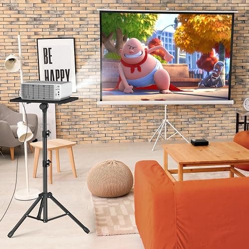 Facilife Projector Stand Tripod - Laptop Tripod Projector Stand Adjustable Height 22 to 47 Inch, Projector Tripod Stand, Tripod for Porjector, Projector Stand for Outdoor Movies thumbnail 2