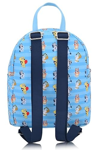 Fast Forward Bluey Mini Backpack | Officially Licensed 10" PU Leather Bag for Girls, Boys, Women, Men | Bluey Backpack Purse with Adjustable Strap | Ages 3+ thumbnail 3