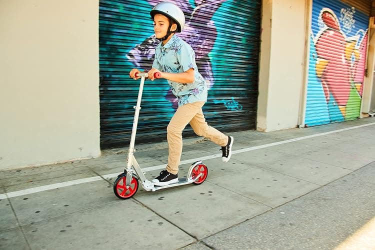 Razor A5 Lux Kick Scooter for Kids Ages 8+ - 8" Urethane Wheels, Anodized Finish Featuring Bold Colors and Graphics, for Riders up to 220 lbs thumbnail 5