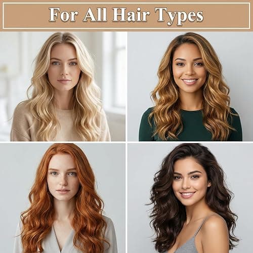 Heatless Curls Overnight Hair Curlers - 3PC No-Heat Curling Rod to Sleep In and Shower Cap,Velvet Hair Rollers with Satin Wrap thumbnail 7