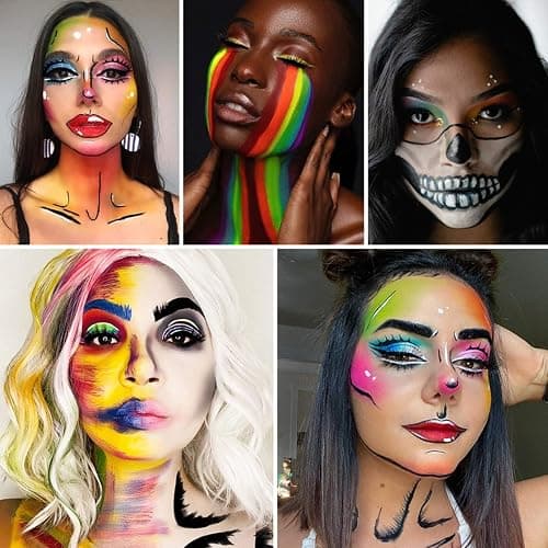 Beauty Searcher Vernice per il corpo del viso, 20 colori di pittura ad olio professionale Tavolozza per il trucco del tatuaggio flash Arte Party Fancy Dress Paletta di bellezza thumbnail 5