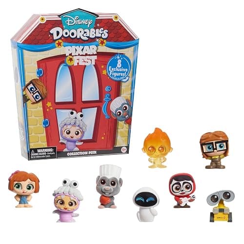 Disney Doorables Pixar Fest Collection Peek, Easter Basket Stuffers, Holiday Stocking Stuffers, Gifts, Presents, Officially Licensed Kids Toys for Ages 5 Up, Gifts and Presents by Just Play - Image 1
