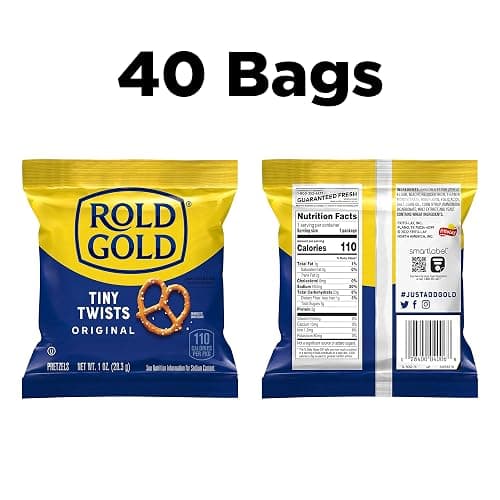 Rold Gold Tiny Twists Pretzels, 1 Ounce (Pack of 40) thumbnail 2