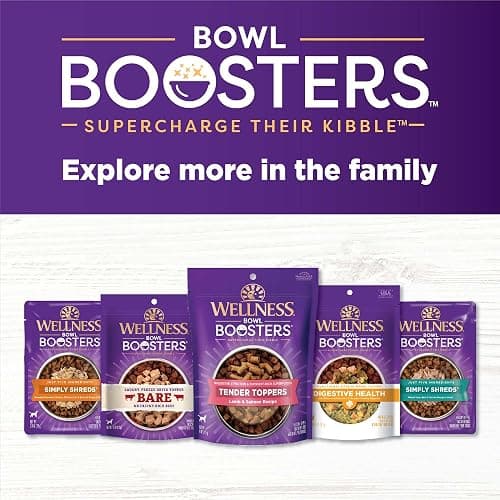 Wellness Bowl Boosters, Dog Food Topper for Small, Medium, & Large Breeds, Grain Free, Natural, Freeze Dried, Joint Health Chicken, 4 Ounce Bag (Pack of 1) thumbnail 8