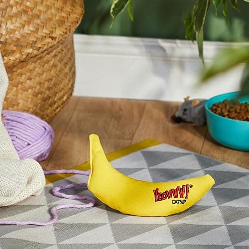Yeowww! Catnip Toy, Yellow Banana thumbnail 2