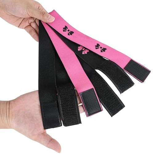 Giantree 3Pcs Elastic Wig Bands for Lace Frontal Security-Adjustable, Melting Band for Laying Edges Elastic Bands for Wig Grip, No-Slip Headband Wig Holding Band(Butterfly) - Image 1