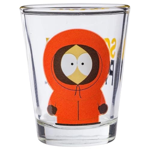 Silver Buffalo South Park Featuring Stan, Kenny, Cartman, and Kyle 4 Pack Mini Glasses, 1.5 Ounces thumbnail 8