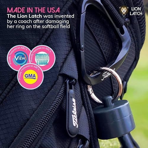 Lion Latch Travel Jewelry Box Case, Ring Holder on Shark Tank - Ring Holder for Women Girls with Keychain, Small Jewelry Organizer Boxes, Portable Ring Keeper Key Chain, Jewelry Storage Case thumbnail 7