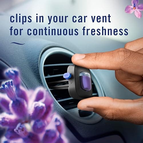 Febreze Car Vent Clip, Downy Calm Scent, 2 Count, 0.13 oz Total thumbnail 5