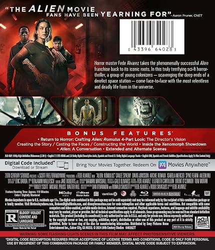 Alien: Romulus - Blu-ray + Digital thumbnail 2
