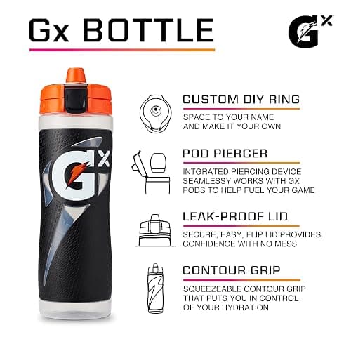 Gatorade Gx Bottle, Pink, 30 Oz thumbnail 2