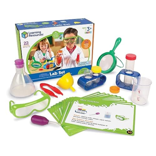 Learning Resources Primary Science Lab Activity Set - Experiments for Kids, Chemistry Toy, Pretend Play, STEM Projects, Classroom Must Haves, Teacher Supplies, Montessori Gifts for Boys and Girls - Image 1