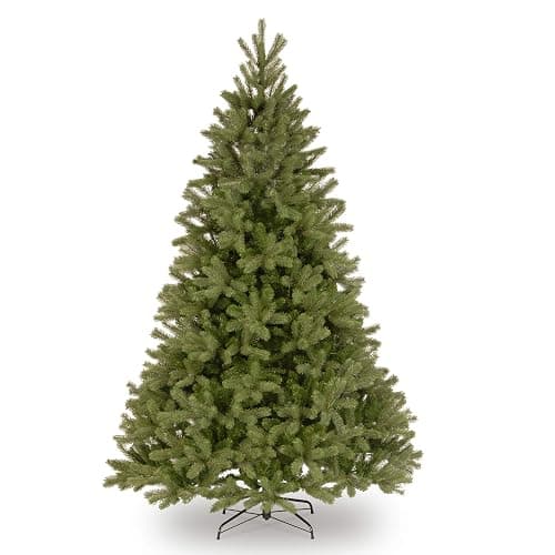 National Tree Company 7.5 ft Unlit Downswept Douglas Fir Artificial Christmas Tree, 1,867 Tips, Includes Stand, Green - Image 1